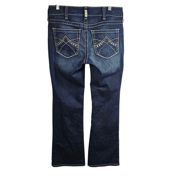 ARIAT R.E.A.L. Denim Spitfire Boot Cut Riding Jeans Size 30R - Picture 3 of 12